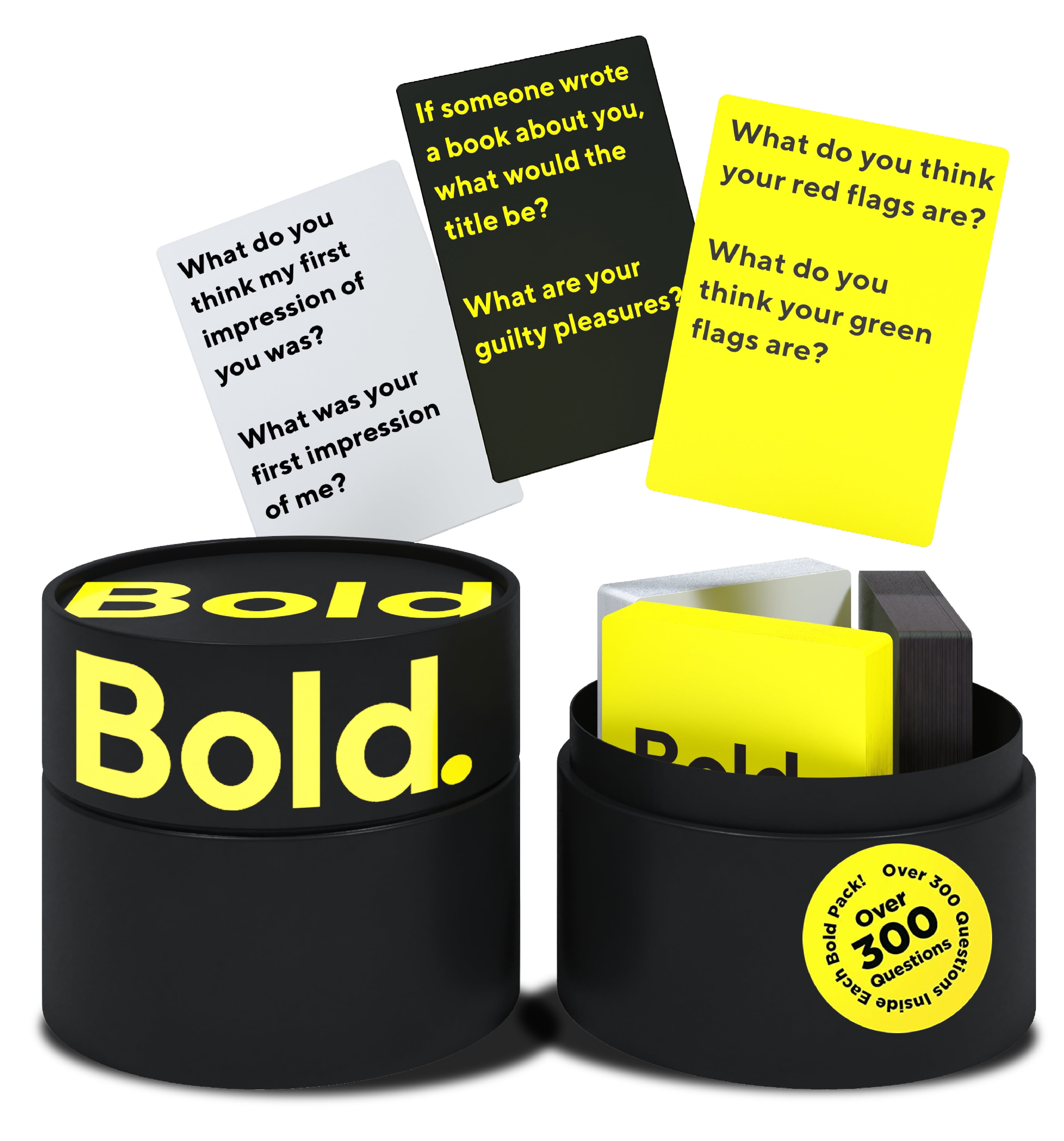 Bold Conversation and Question Card Games for Adults 3 Decks
