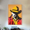 thumbnail image 1 of Bold Cowboy Silhouette Western Decor Wall Art Poster, Unframed Size 24x36, 1 of 4