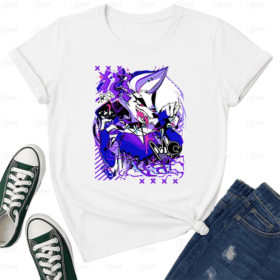 Bold Demon Style Streetwear Grunge Inspired Fan Graphic Unisex T-Shirt V15072, up to size 5XL