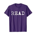 thumbnail image 1 of Bold Distressed 'READ' Graphic T-Shirt for Book Lovers and Reading Enthusiasts, 1 of 5