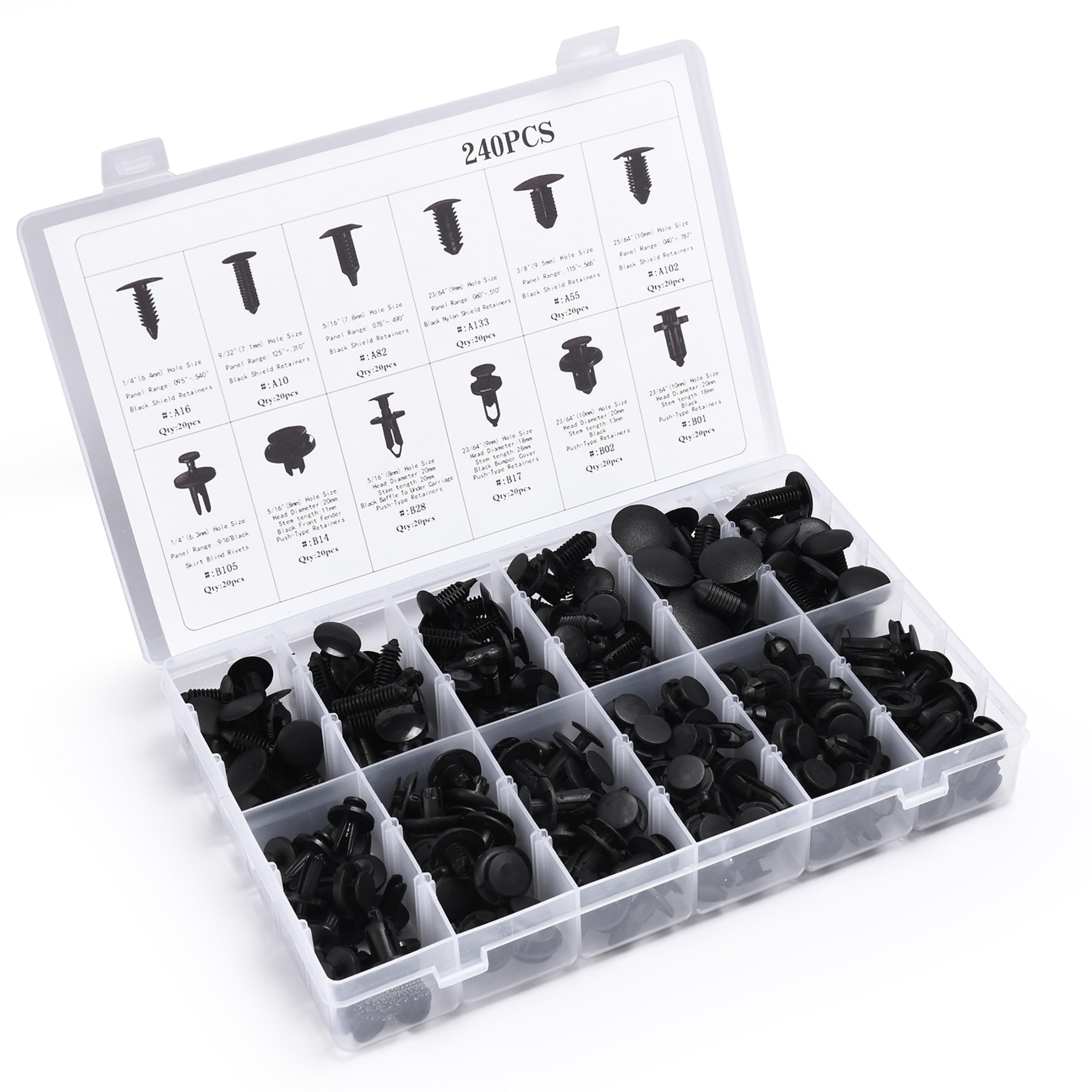SPRING PARK Durable Quick Release JDM Fasteners Kit for Car Bumpers
