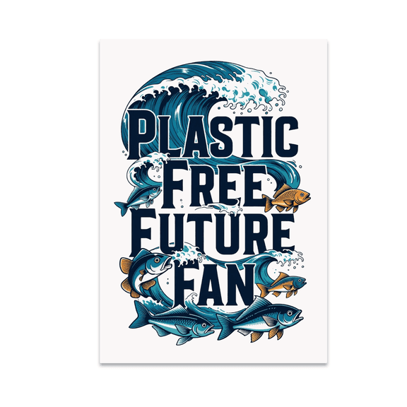 Bold Environmental Wall Art - Ocean Conservation Advocate - 13x19 Poster Print