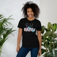 thumbnail image 1 of Bold Faith Unisex t-shirt (Black, S), 1 of 4