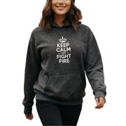Bold Firefighter Hoodie for Men and Women, Unisex Pullover Hooded Sweatshirt, Comfortable Cotton Poly Blend, Casual Everyday Wear