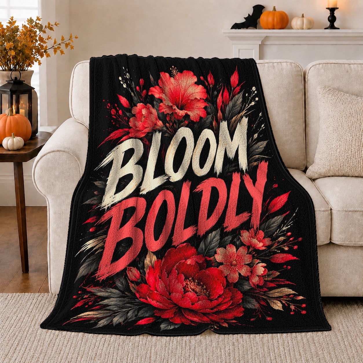 bold-floral-quote-art-bloom-boldly-flower-decorative-cozy-friendship