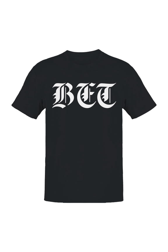 Bold Gothic BFT Monogram Design Men's T-shirt