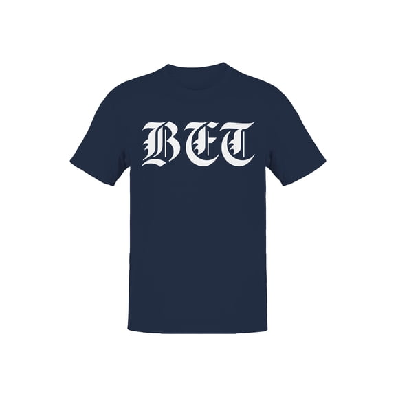 Bold Gothic BFT Monogram Design Men's T-shirt