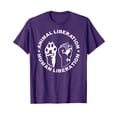thumbnail image 1 of Bold Graphic Animal Liberation Human Liberation T-Shirt for Advocating Rights, 1 of 5