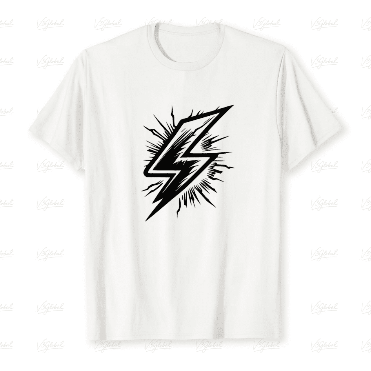 Human Bolt Unisex T-Shirt (White) main image 1
