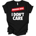 Bold Graphic Design Statement - Breaking News Humor - Modern Contrast T ...