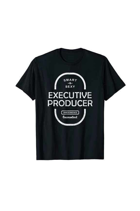 Bold Graphic Smart and Sexy Executive Producer T-Shirt for Confident Professionals