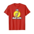 thumbnail image 1 of Bold Graphic Thumbs-Up I'M AWESOME T-Shirt for Confident Style, 1 of 5