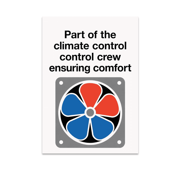 Bold HVAC Wall Decor - HVAC Professional - 13x19 Poster Print