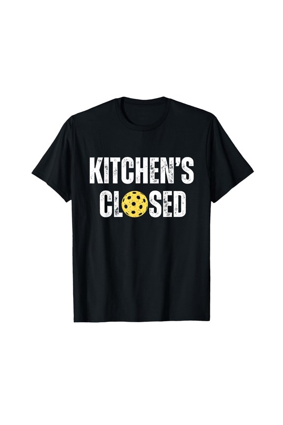 Bold Kitchen's Closed Graphic T-Shirt for Pickleball Enthusiasts