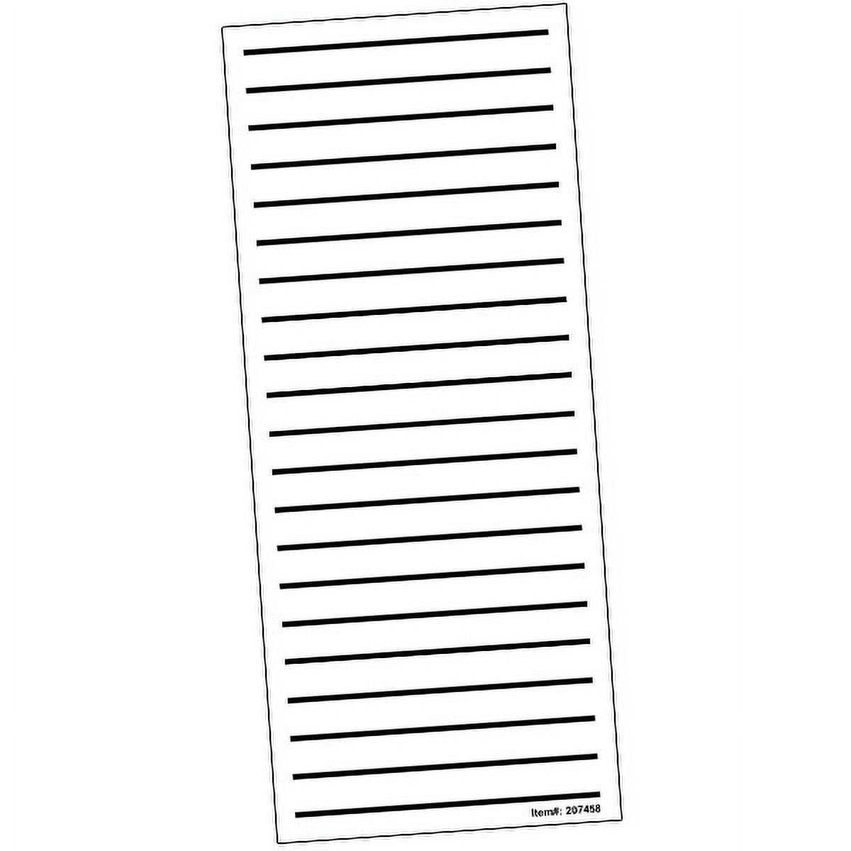 MAXIAIDS Bold Line Low Vision Shopping List- Pad of 100