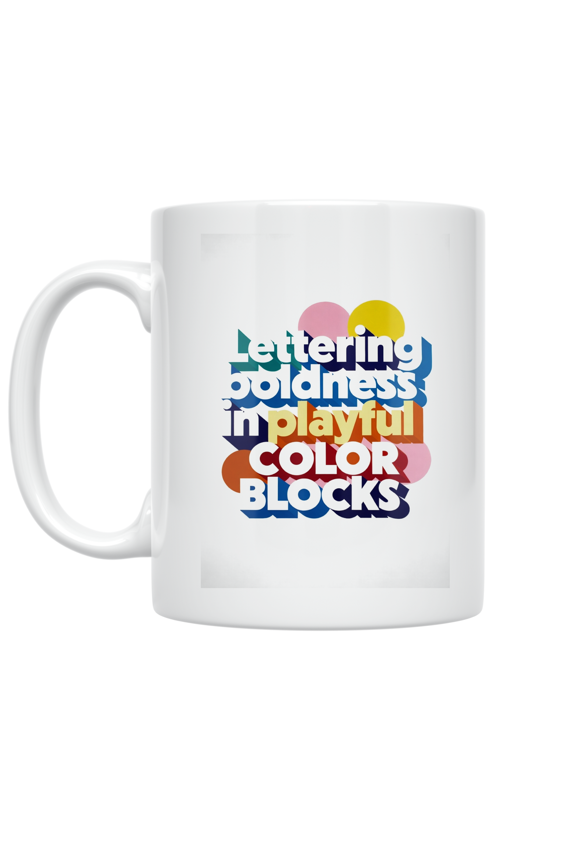 Bold Monogram Design - Initials Enthusiast - 11 oz Ceramic Coffee Mug