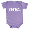 thumbnail image 1 of Bold One 1st Birthday Bodysuit for First Birthday Outfit White on Purple Bodysuit 24 Months, 1 of 2