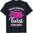 thumbnail image 1 of Bold Pink and Blue Prostate Awareness Graphic T-Shirt Design, 1 of 5