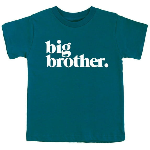 Bold Promoted to Big Brother Period Sibling Reveal Shirt for Boys Sibling Outfit Oceanside Shirt 2T