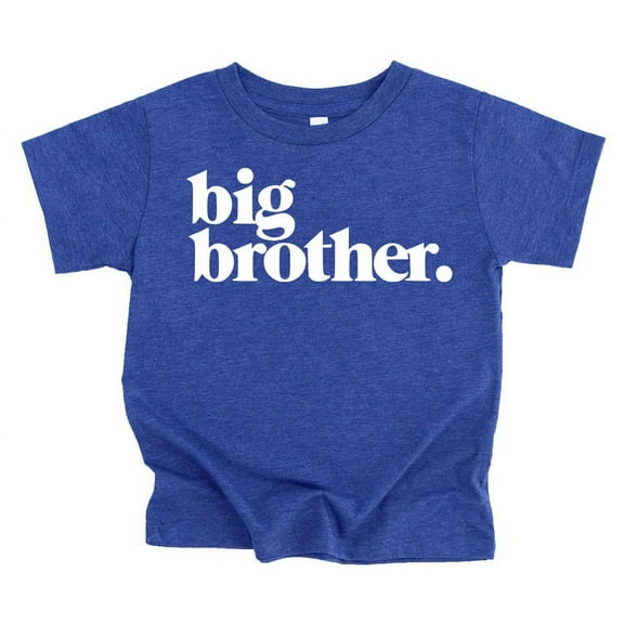 Bold Promoted to Big Brother Period Sibling Reveal Shirt for Boys Sibling Outfit Vintage Royal Short Sleeve Shirt