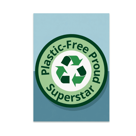 Bold Recycling Wall Art - Eco-Friendly Living Enthusiast - 13x19 Poster Print