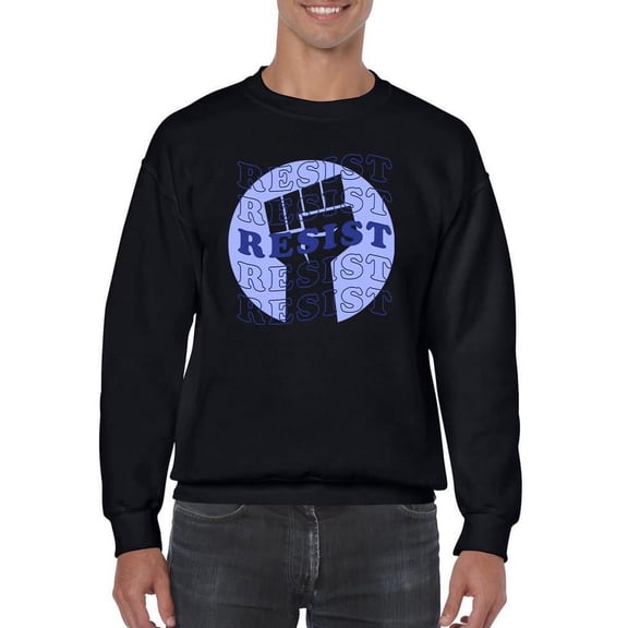 Bold Resist Statement Tee Sweatshirt Men's