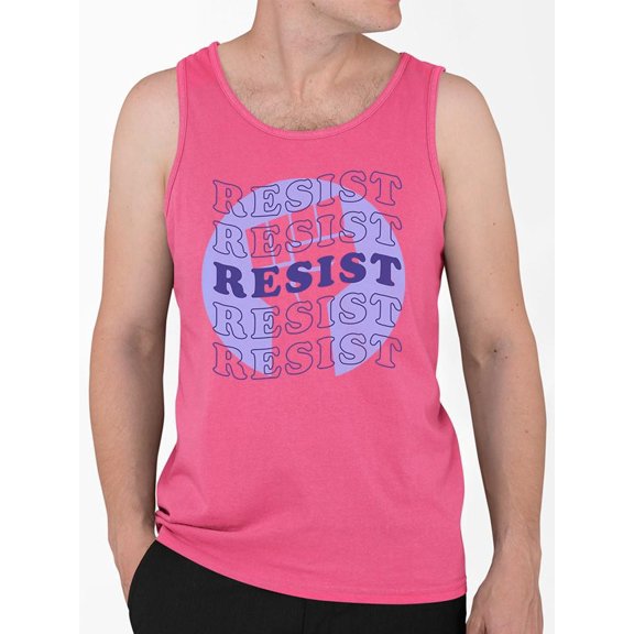 Bold Resist Statement Tee Tank Top Men's