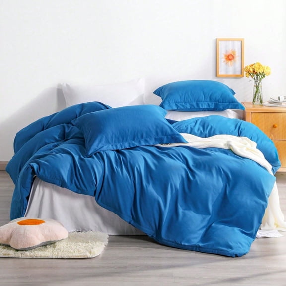 Bold Royal Blue Bedding Essentials – Solid Microfiber Set With Ultra-Soft Feel