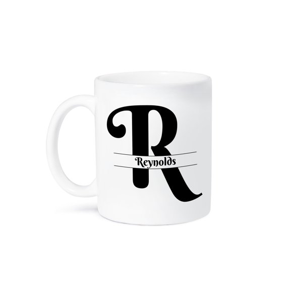 Bold Script Monogram R - Reynolds, 15oz Mug