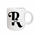 thumbnail image 1 of 3drose, Bold Script Monogram R - Ryan, 11oz Mug, 1 of 6