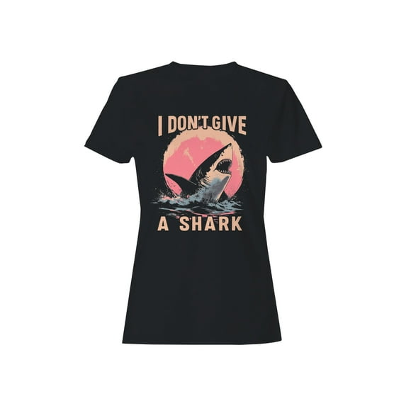 Bold Shark Attitude Graphic Women's T-shirt