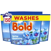 Bold Spring Awakening PODS  Washing Liquid Laundry Detergent Capsules 3 x 50 Washes, 3 x 50ct, Outdoor Freshness That Lasts And Lasts, With Built-In Lenor Softener
