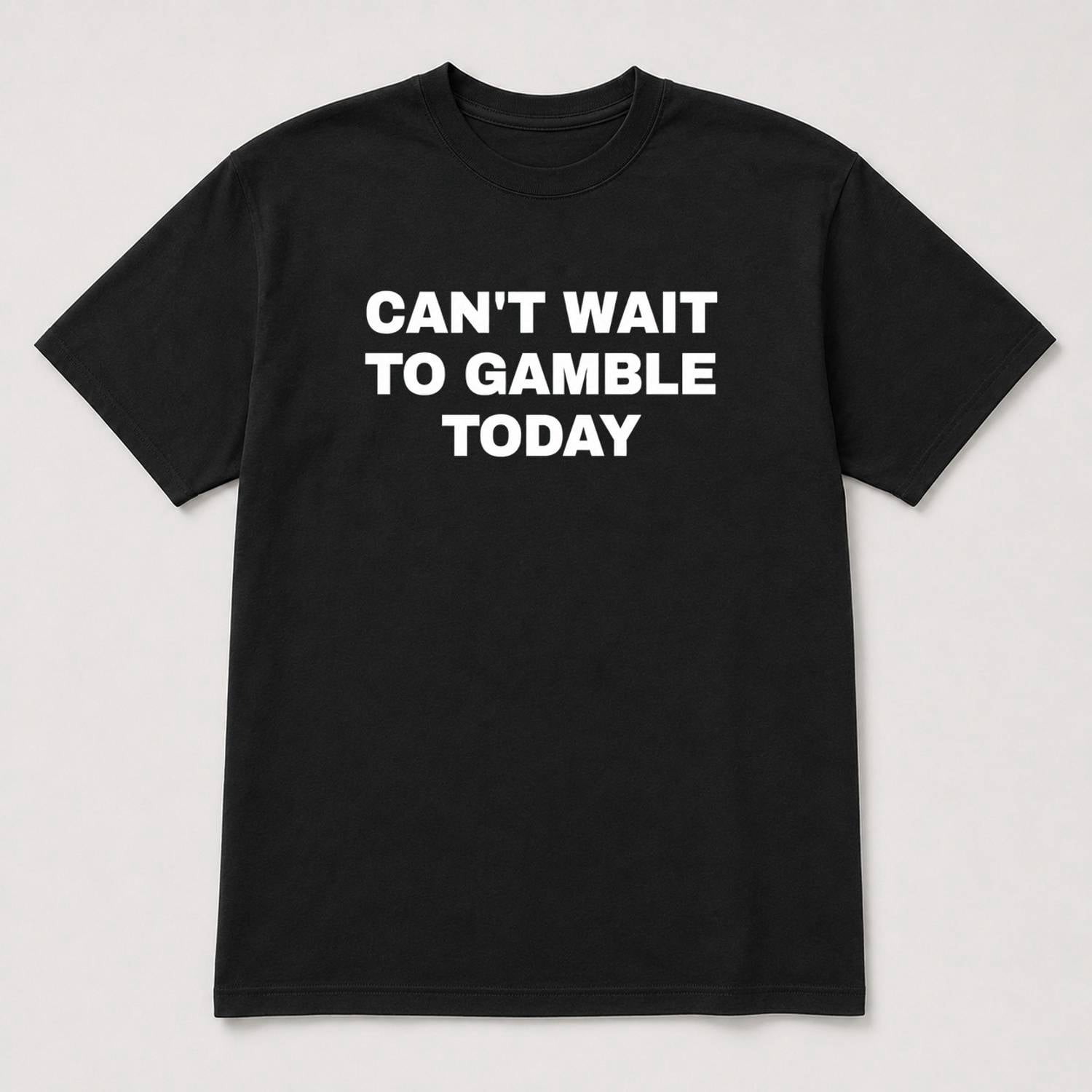 Bold Stacked Text Graphic T-Shirt, Unisex Classic Fit, Cotton-Rich ...