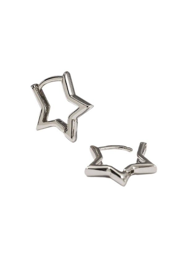 Hoops Earrings For Women in SilverGold Plating Design Hot ыя Z5U0