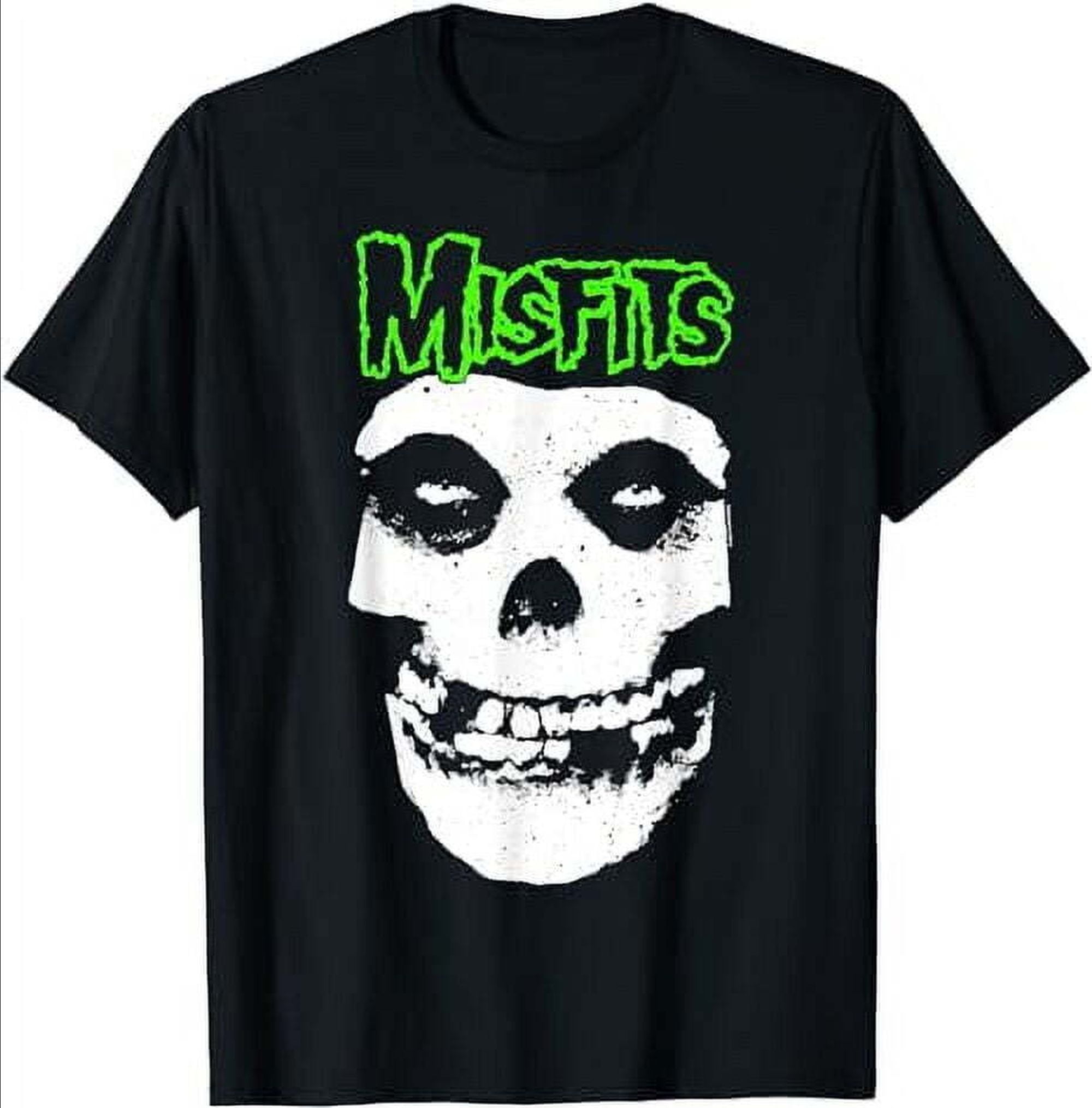 Bold Statement Green Skull Logo Tee Unique Misfits TShirt for an