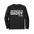 thumbnail image 1 of Bold Text Design Long Sleeve T-Shirt for First Time Dads - Perfect Gift for New Fathers, 1 of 3