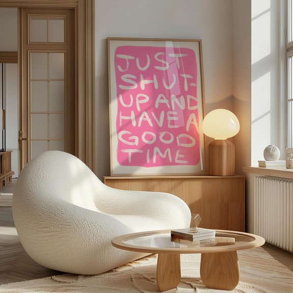 Bold Typography Modern Quote Wall Art Decor Unframed Paper Print