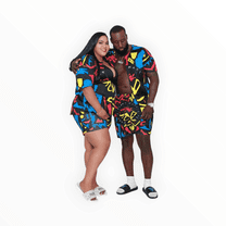 Terry Macc Bold & Vibrant Unisex Terry Outfit Sets 2-Piece
