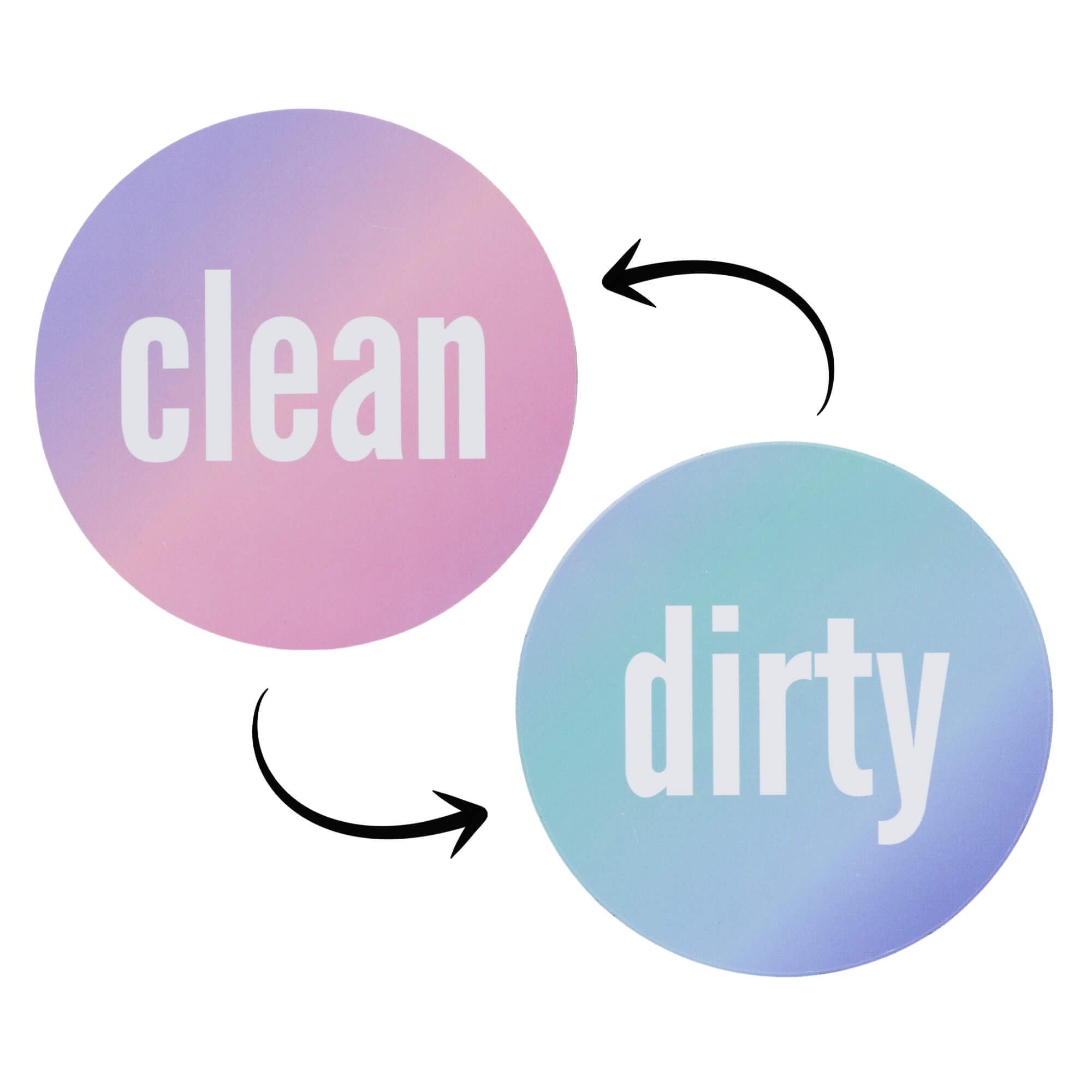 Bold Visibility Clean/Dirty Dishwasher Magnet | Water-Resistant ...