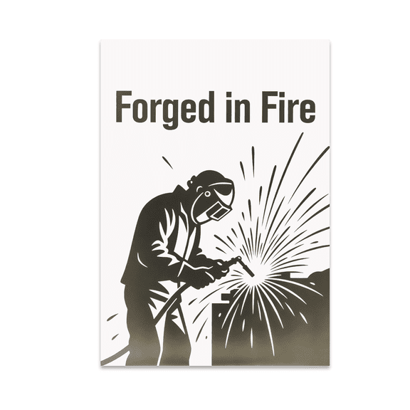 Bold Welding Wall Art - Welder Enthusiast - 13x19 Poster Print