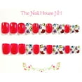 thumbnail image 1 of Bold and Beautiful Flowers Glossy Extra Short Squoval Press-on Nails by The Nail House NH - 24 Pieces, 1 of 2