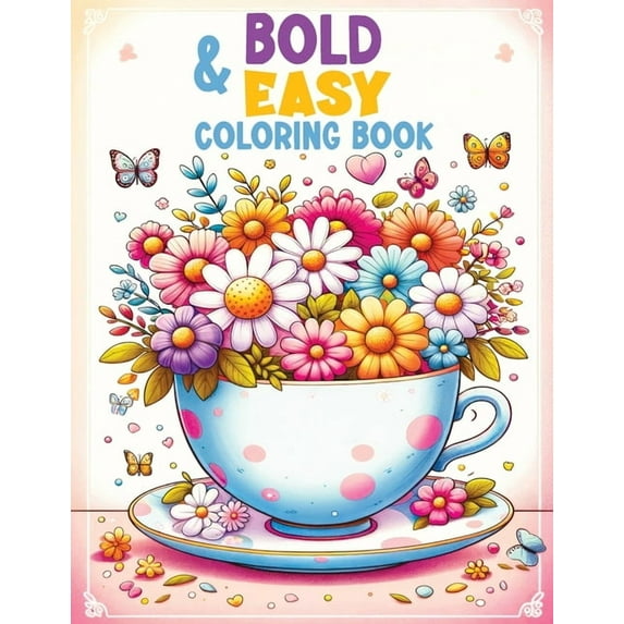 Bold and Easy Coloring Book (Paperback)
