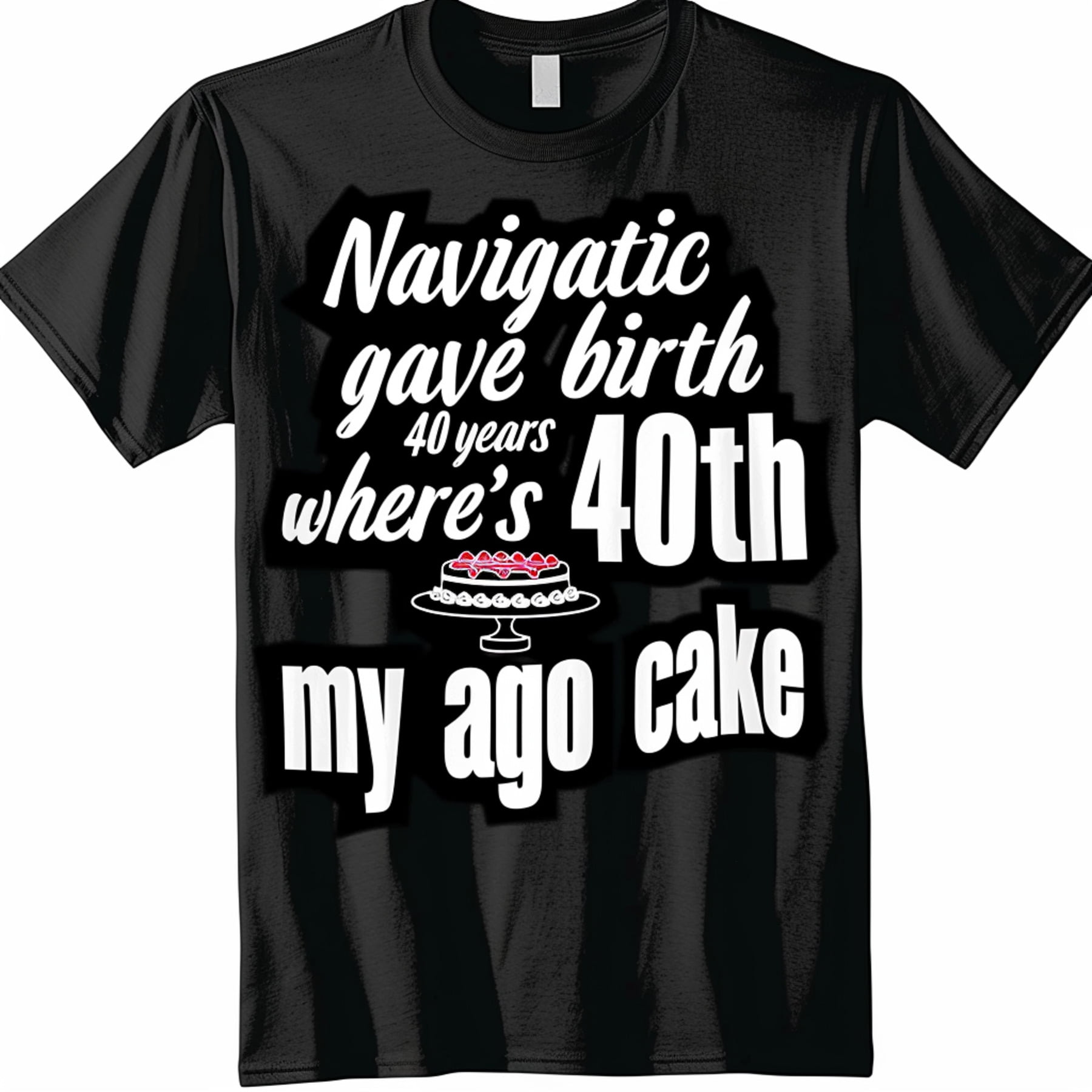 Bold and Edgy Black T Shirt Design with Witty Text Perfect for