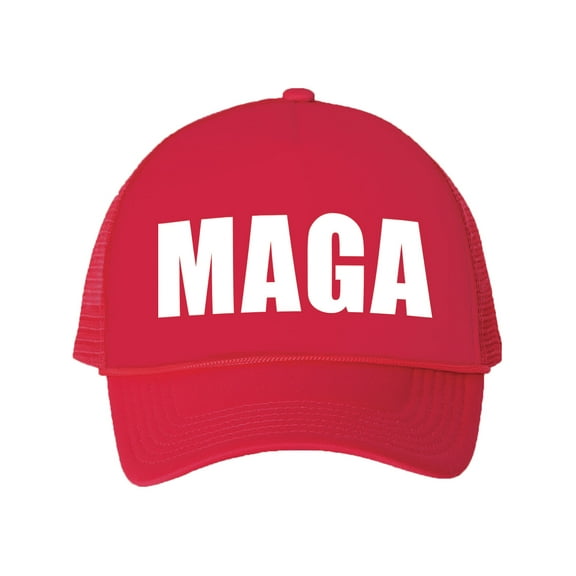 Bold and Proud "MAGA" Red Truckers Mesh snapback hat