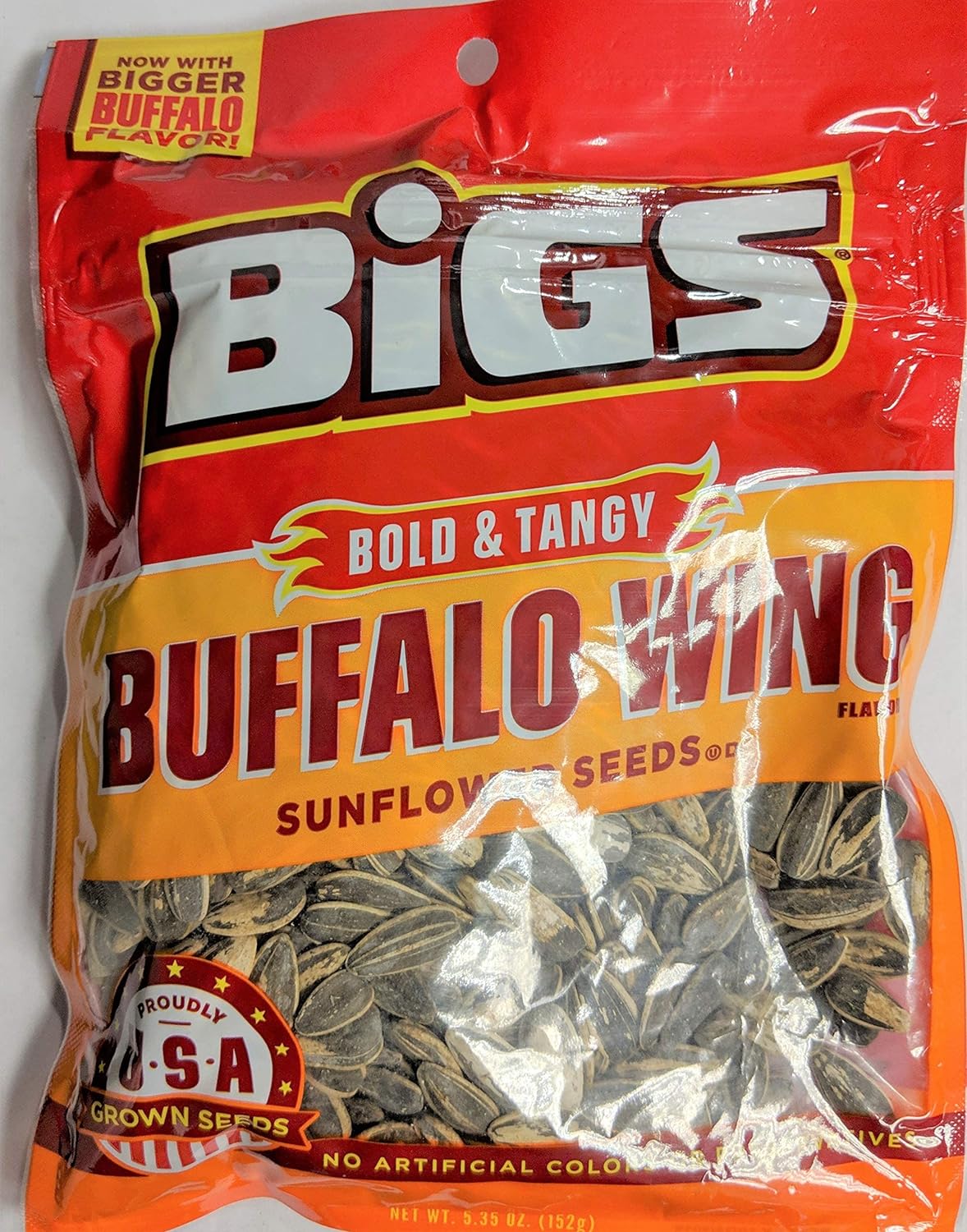 Bold and Tangy Buffalo Wing Flavored Sunflower Seeds