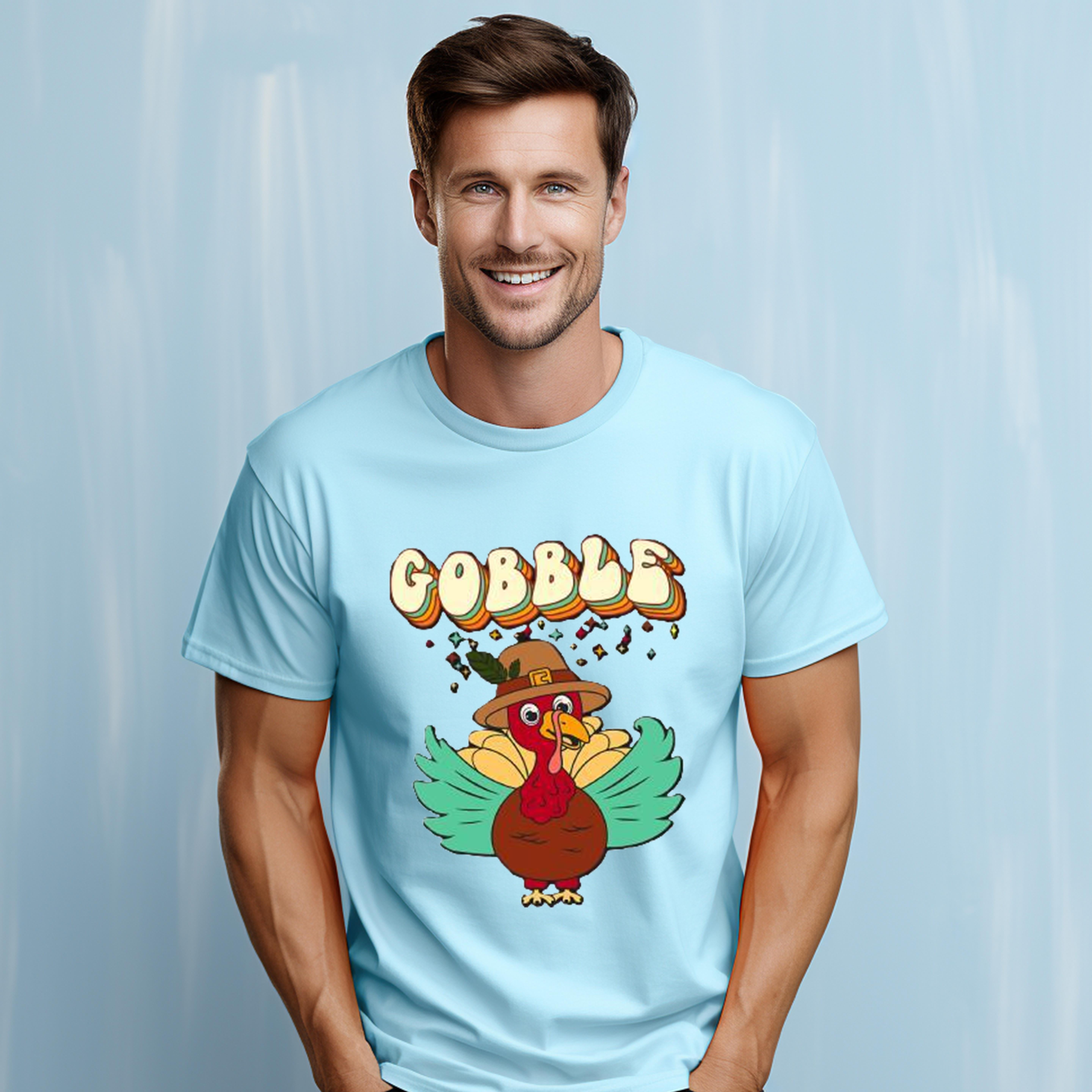 Bold, seductive cut. Turkey Trot Thanksgiving Day Tee Gobble Gobble