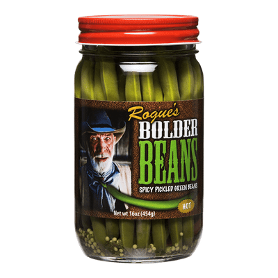 Bolder Beans Green Beans Pickled Hot 16 oz (Pack of 6)