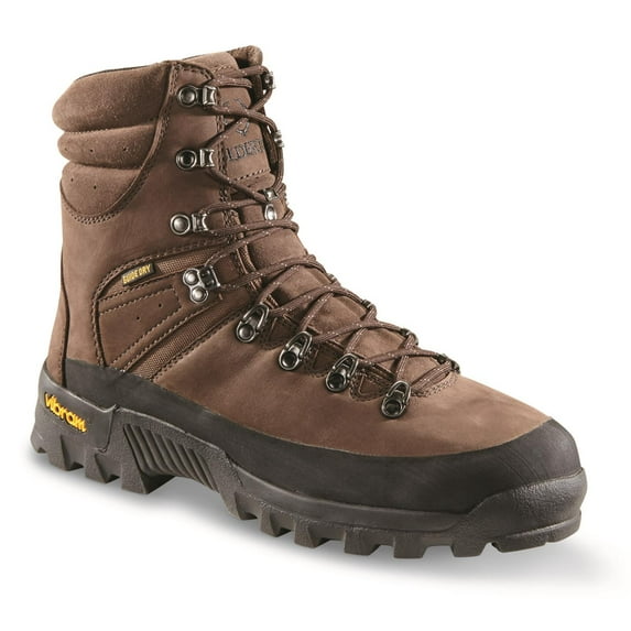 Bolderton Men's Ridge 8" Waterproof Insulated Hunting Boots, 1,000 Gram Dark Brown 9.5 2E (Wide)