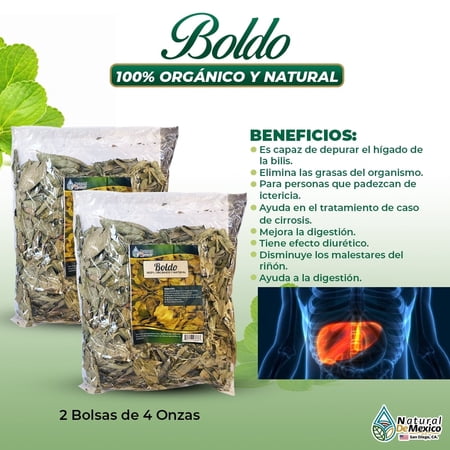 Boldo Herb Tea 8 oz. Natural de Mexico