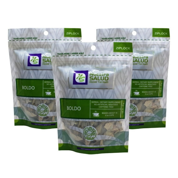 Boldo Tea Leaves Herbal Infusion Te Value Pack (90g) Herb - Nuestra Salud